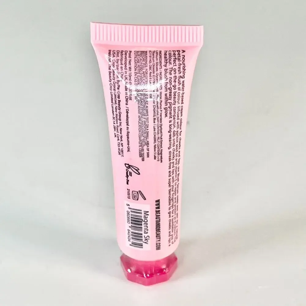Beautiniq Beauty Lip Cheek Blush Cream Serum Magenta Sky Sealed .33 oz 10ml New
